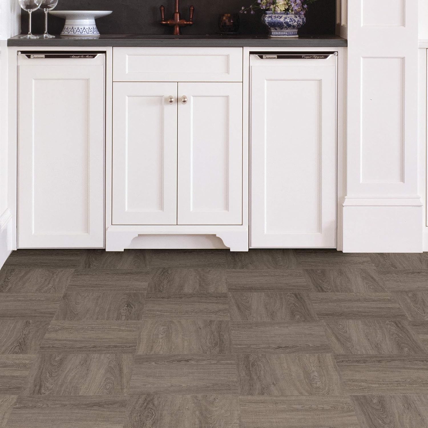 Elegant Neutral Peel & Stick Floor Tiles – Water Resistant & Easy to Install
