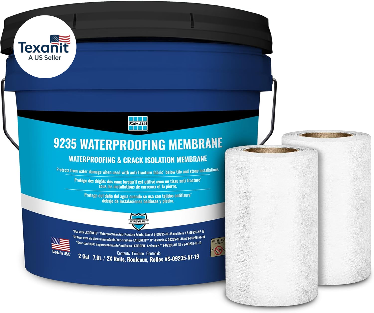 9235 Liquid Waterproofing and Crack Isolation Membrane – Easy to Apply – for Cer