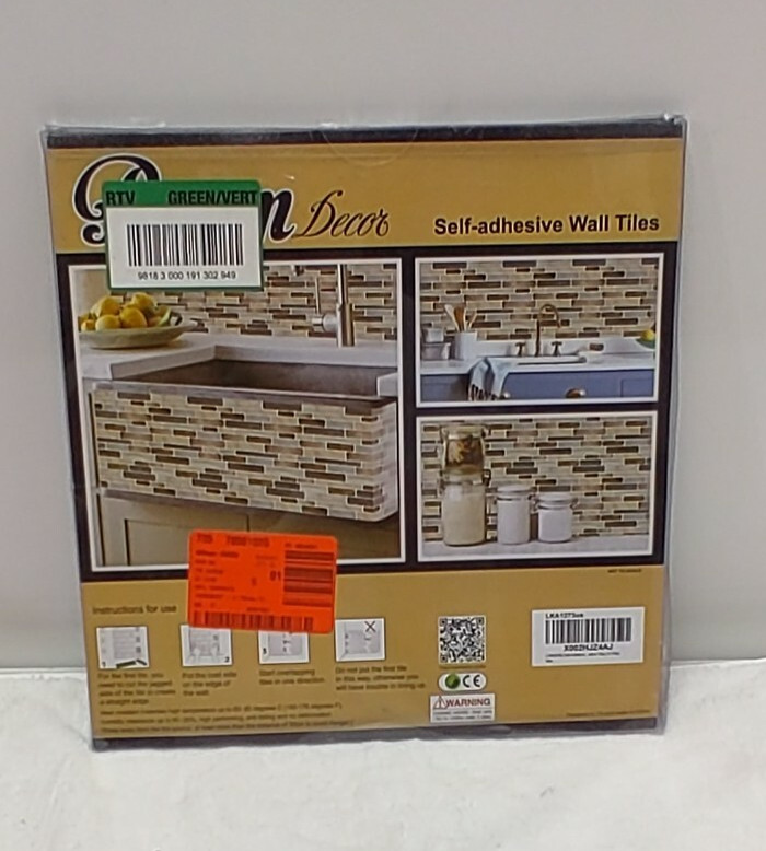 Peel & Stick Vinyl 3D Tile Stickers LAK1273us LongKing Self-Adhesive Decorative