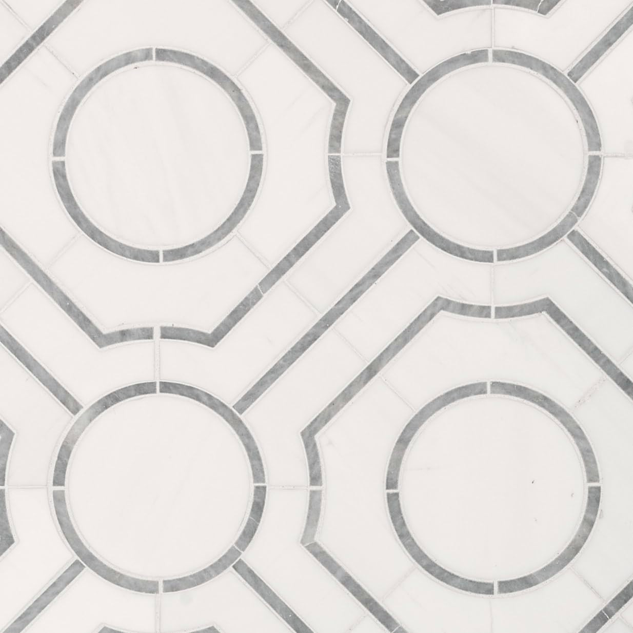 Bianco Dolomite 10×10 Polished Marble Tile for Elegant Kitchen & Bath Decor