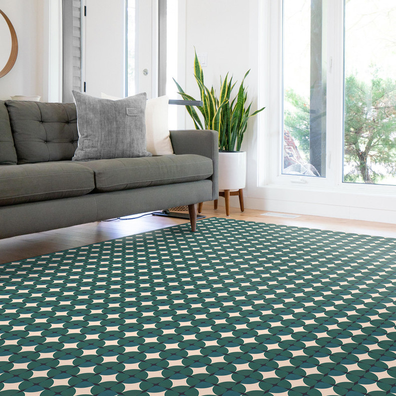 Gemstone Indoor/Outdoor Floor Covering Jade 30″ x 96″ Runner