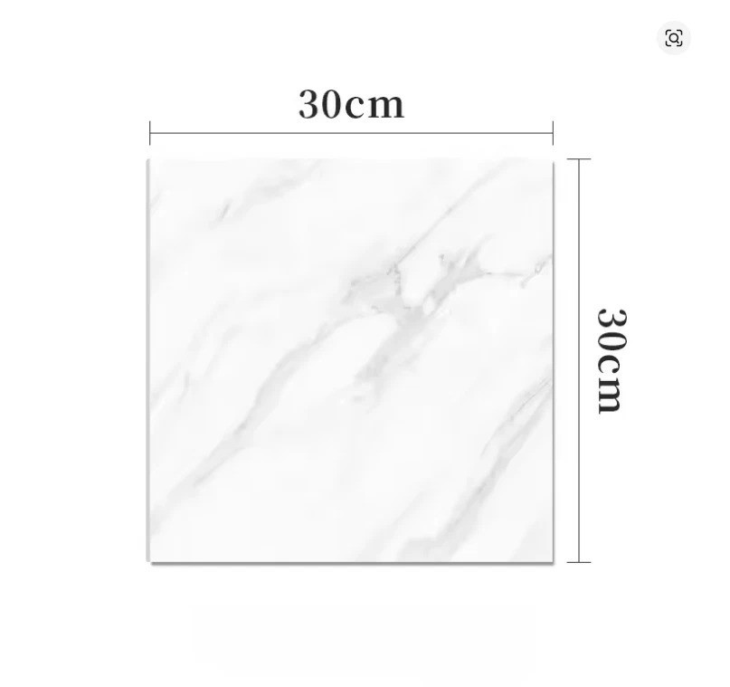 20Pcs Peel and Stick Marble Floor Wall Panels PVC Tiles Sticker US