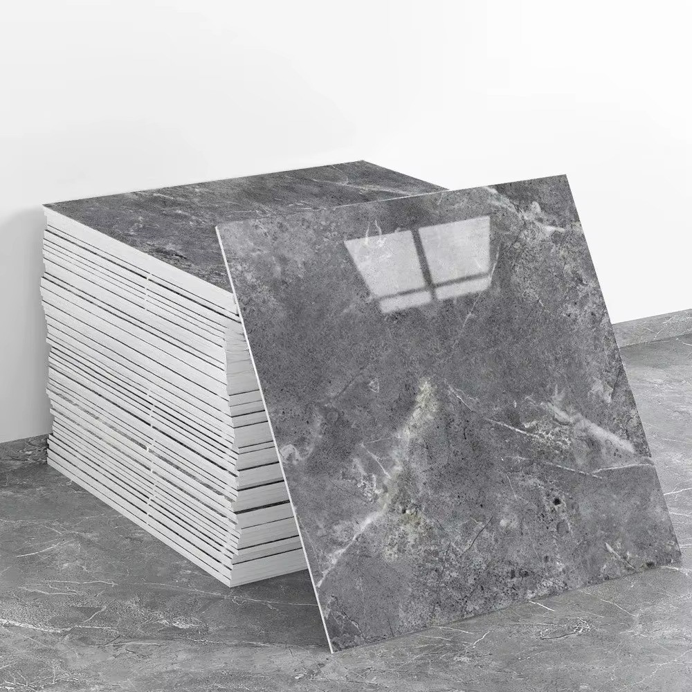 20/10 Pcs Peel and Stick Marble Floor Wall Panels PVC Tiles Sticker US**