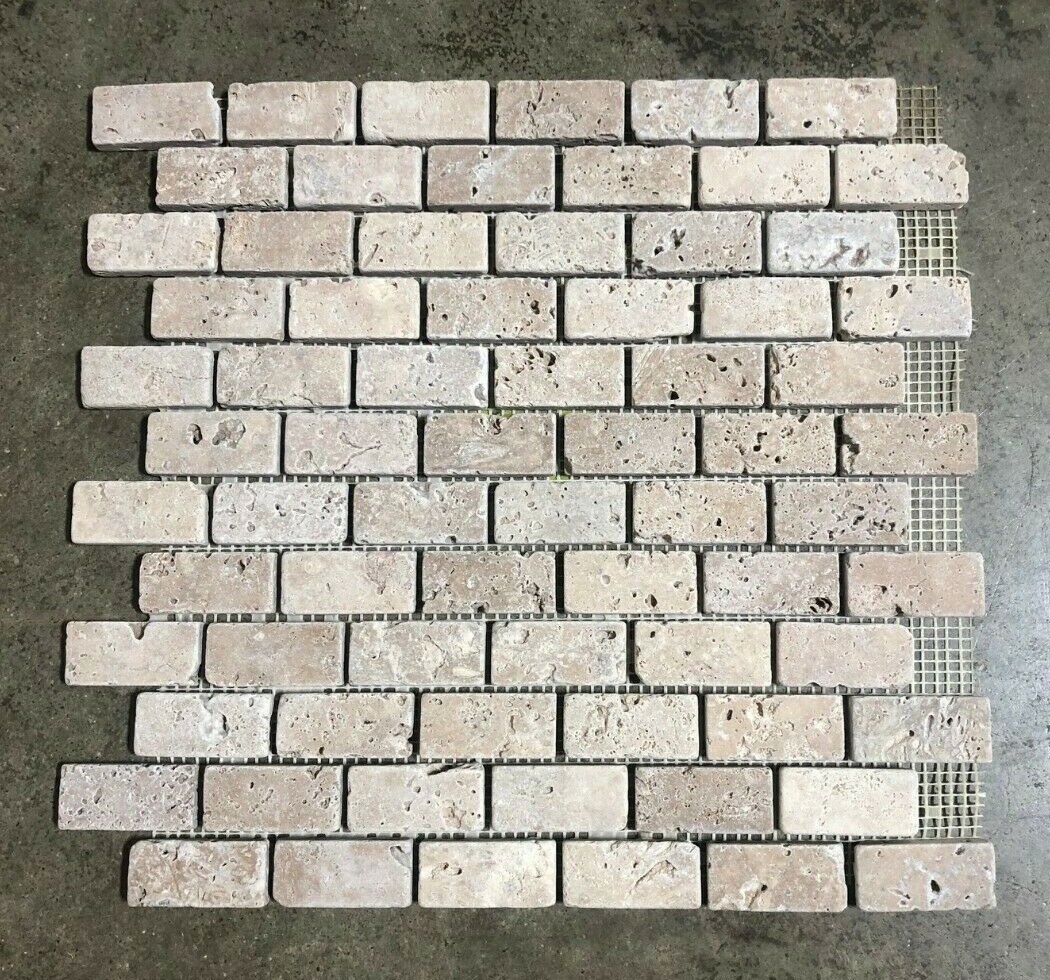 Tile Noce Travertine Backsplash Kitchen Wall Tile About 3×3 SAMPLE PIECE TS-36