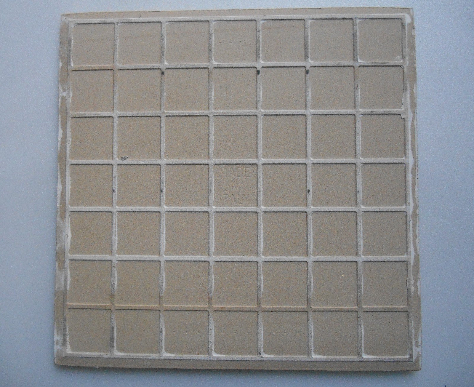 Ceram Ceramiche S.p.A. 8″x8″ Ceramic Floor Tile Tan/Brown Made in Italy NOS