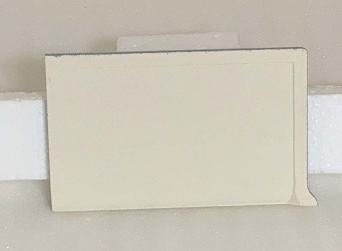 New Florida Vermont Blue#566 Potters Touch Left Finish Cove Base 4 ” x 6 “