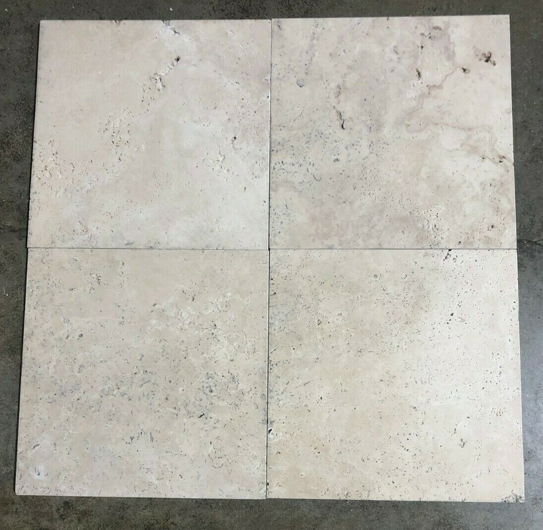 12×12 Tile Brown Travertine Remodel Backsplash Wall Floor BOX OF 5 TILES T-51
