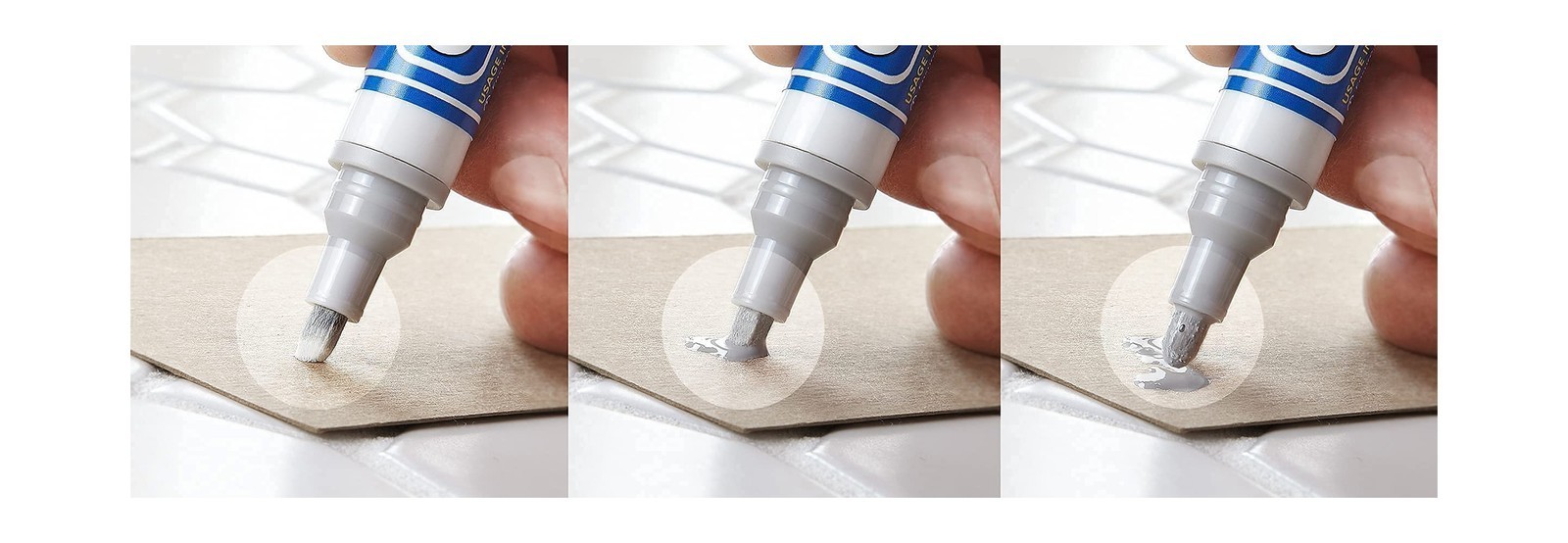 Grout Pen White Tile Grout Paint Marker Replacement Tips: 5 Pack of Narrow 5m…