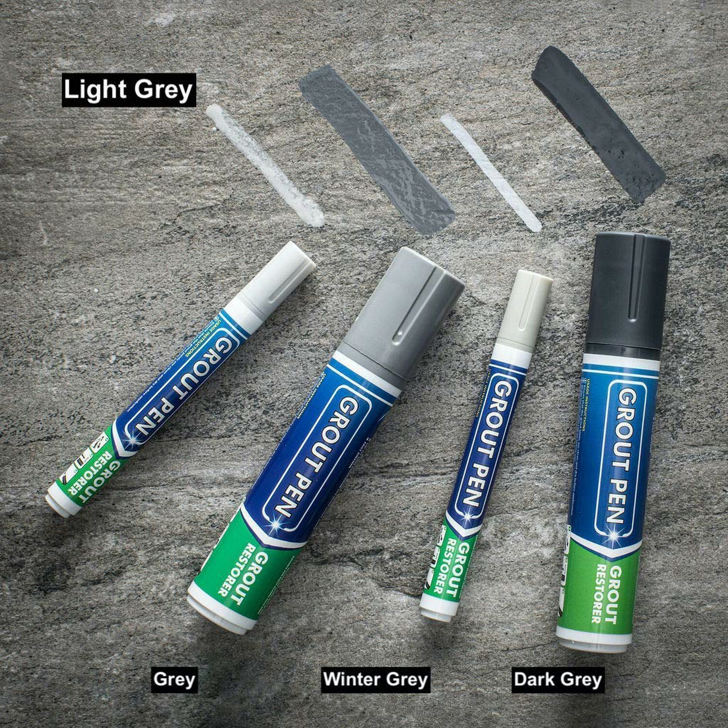 Grout Pen Light Grey Tile Paint Marker: Waterproof Tile Grout Colorant Pen