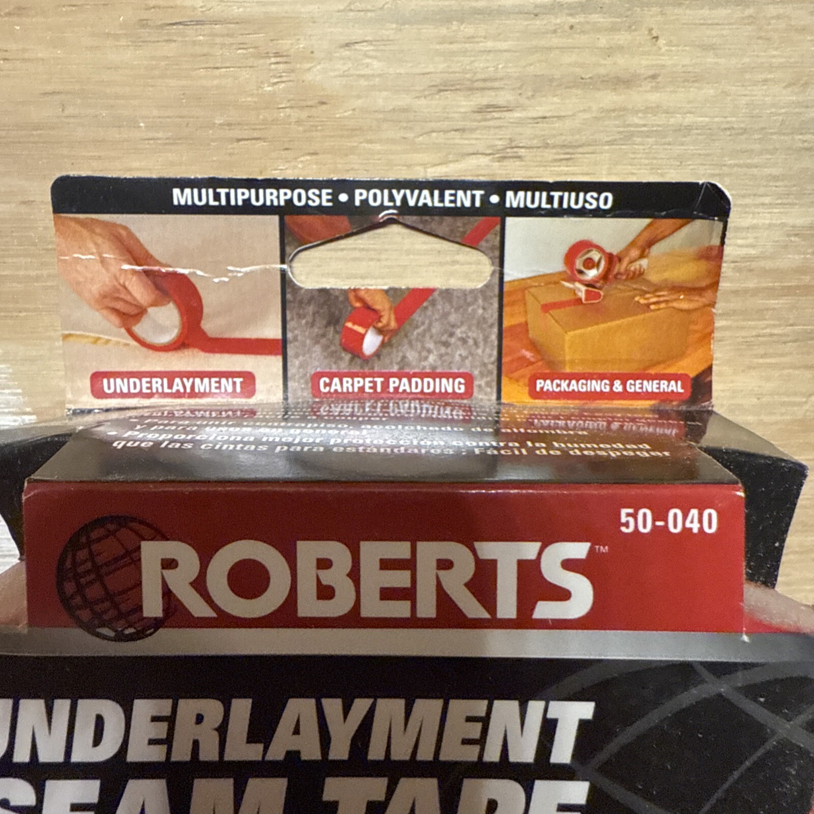 Roberts Underlayment Seam Tape Flooring Tool Roll Red 1-7/8″ x 100′ 50-040