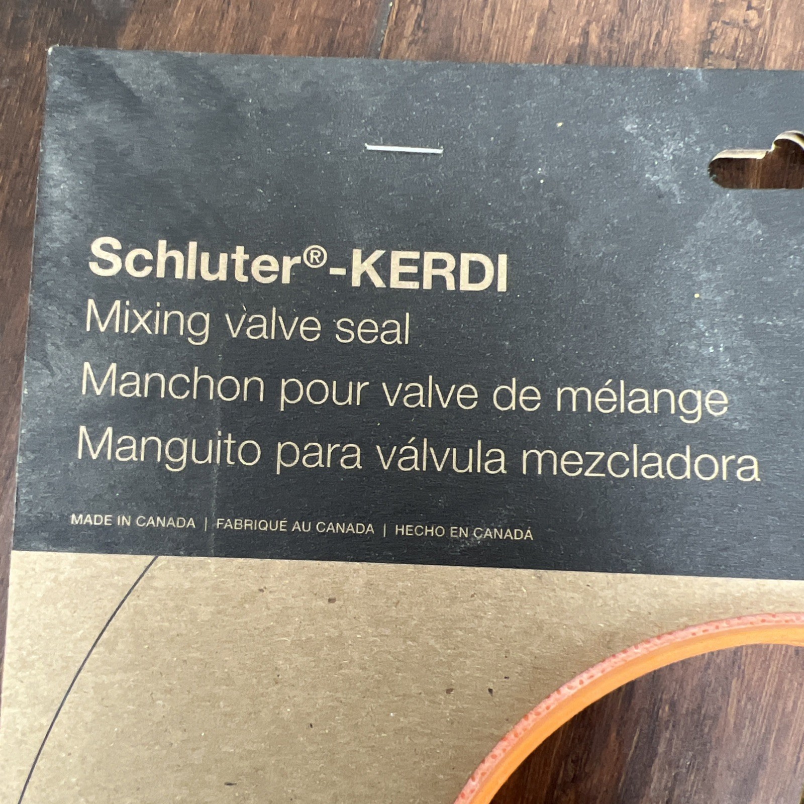 Schluter KERDI Pipe Seal 3/4” and Mixing Valve Seal 4-1/2″ Pair