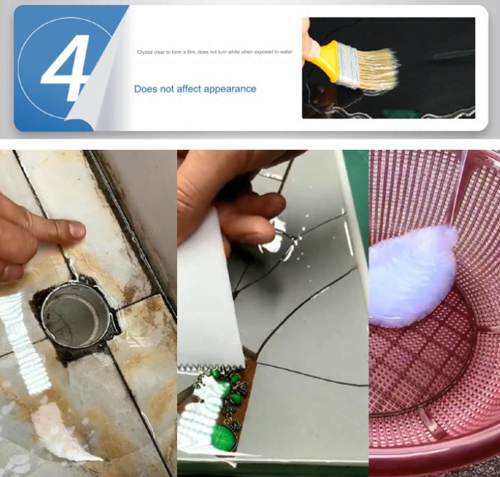 Capcut Invisible Waterproof Waterproof Agent Outdoors,G008 Transparent Glue