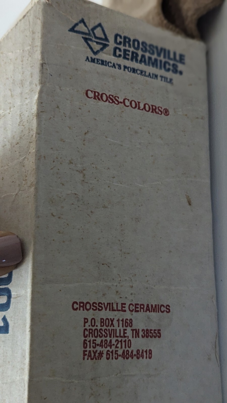 Crossville Ceramics 12×12 Beige W/Speckles Tile Color A291 Shade 4- 4 Total tile