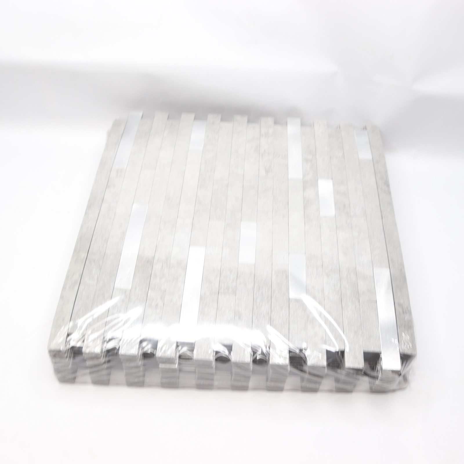 (12-Pk) Tic Tac Tiles Metallic Peel and Stick Tiles Silver Gray 11.5″ x 11.75″