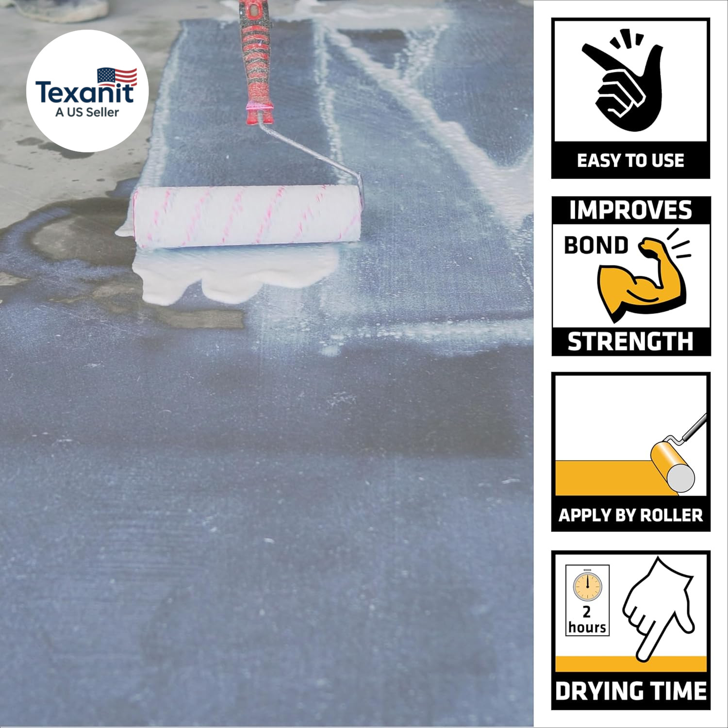 level Self-Leveling Underlayment Primer – 1 Gallon White, Ready to Use, No Dilut