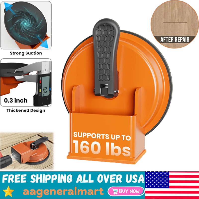 5 Floor Gap Fixer Tool with Suction Cup for Hardwood-Laminate and Vinyl Flooring