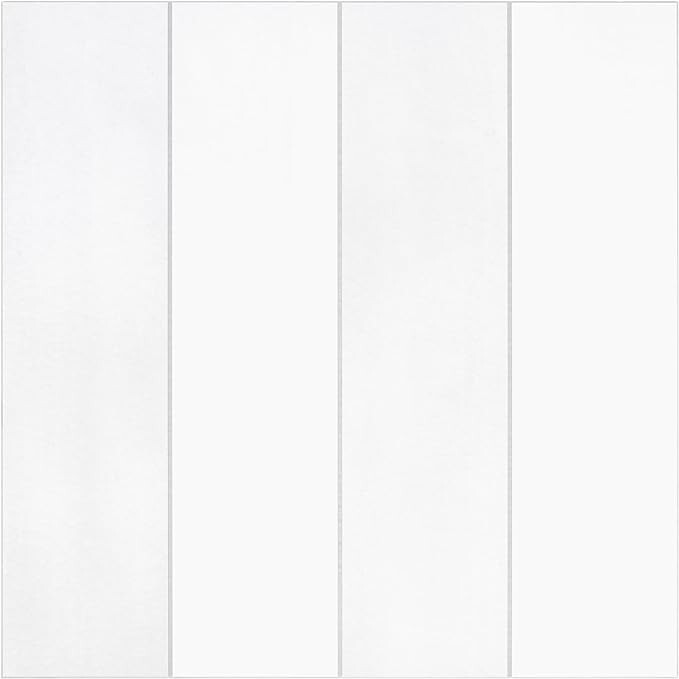 SUNWINGS 16-Sheet 9″x9″ Stacked Square Peel and Stick Backsplash Wall Tile Stone