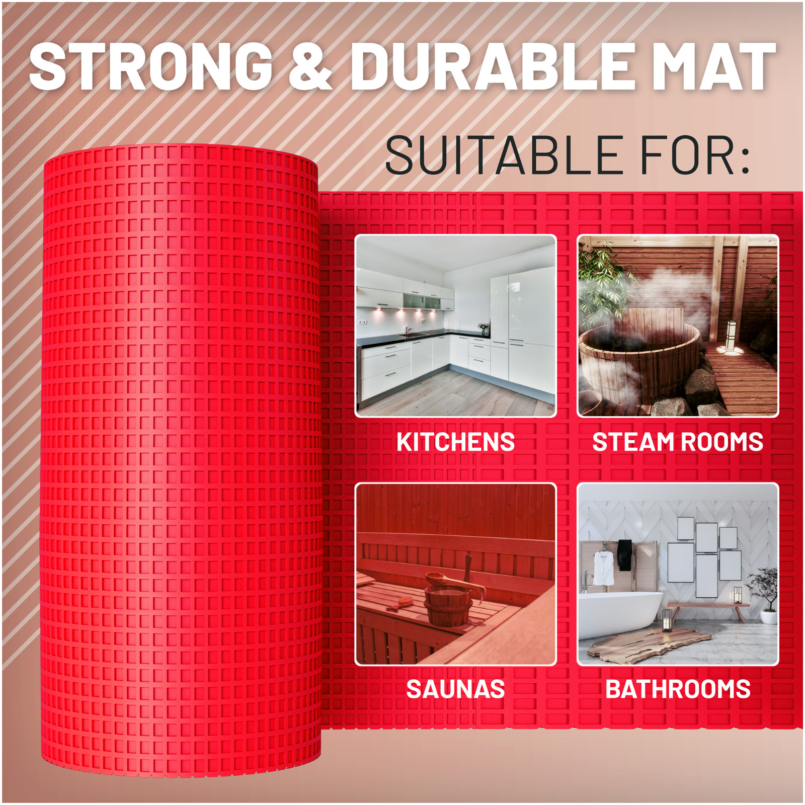 Vivlly1/8” Uncoupling Membrane 108 sq. ft.