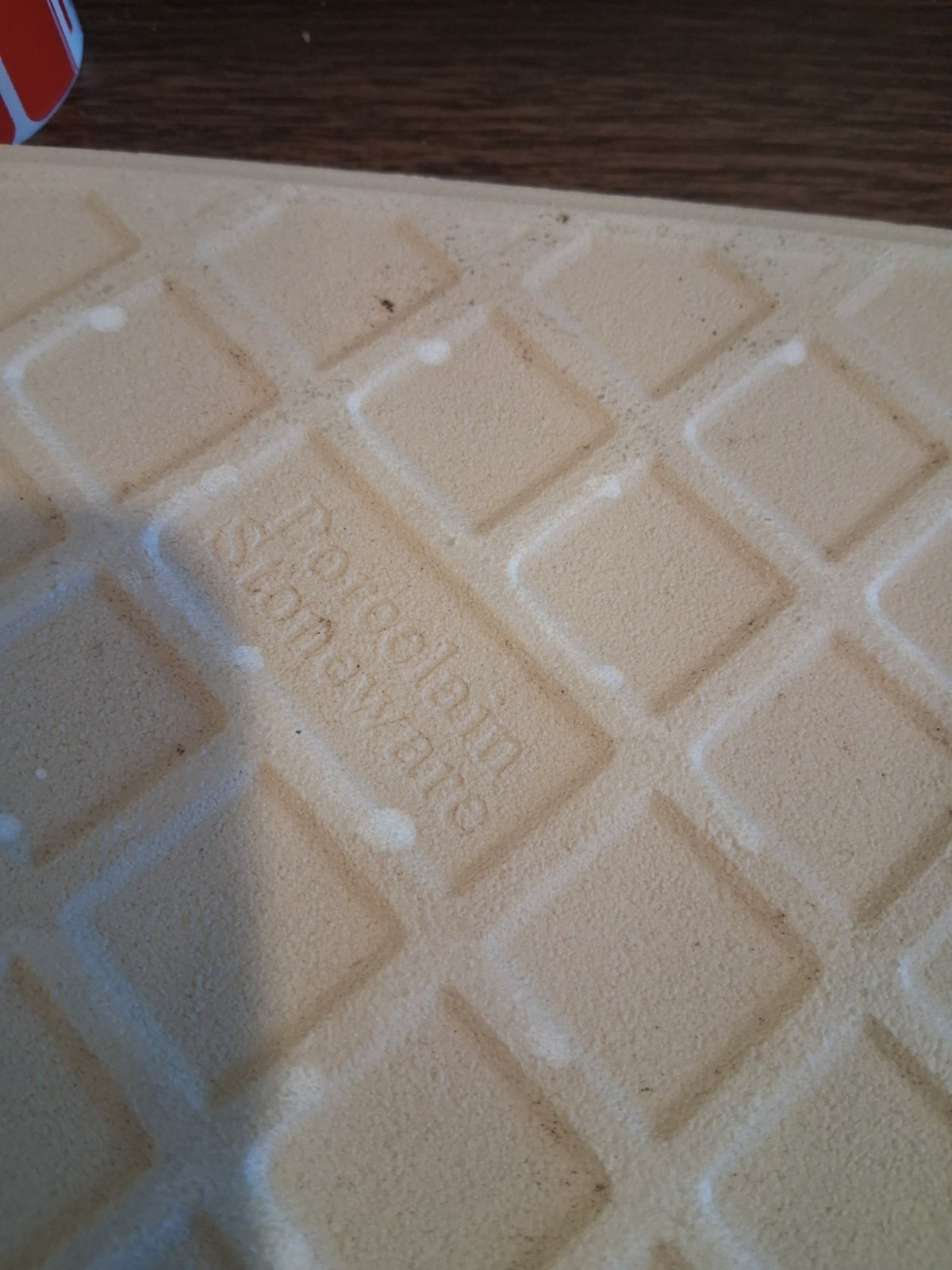 (TWO) 12″ x 6.5″ CREAM PORCELAIN RECTANGULAR FLOOR TILE .25″ THICK MADE IN ITALY