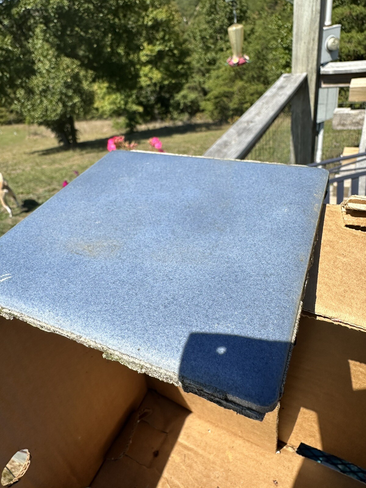 Reclaimed ceramic tiles 6 x 6 68 Tiles plus Some random pieces.