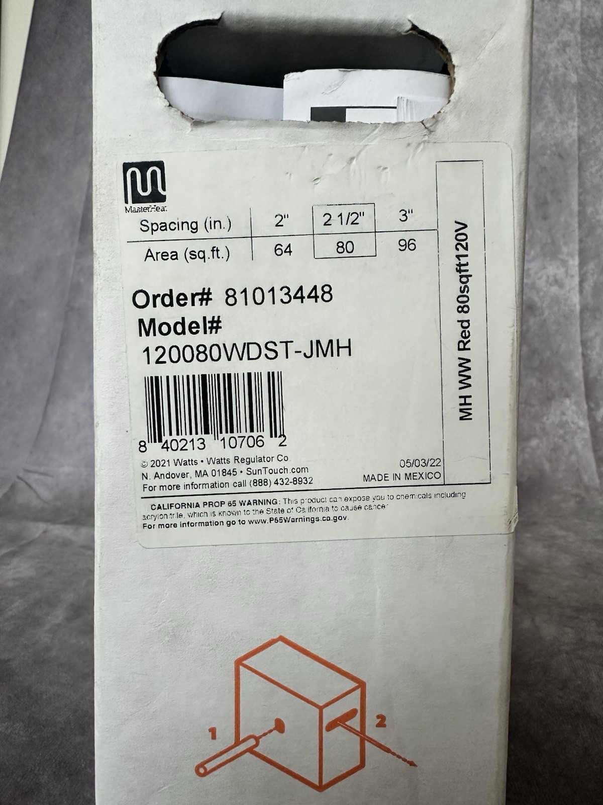 In Floor Heat Wire Master Heat Coated Floor Heat Wire 60 Sq Ft 120v