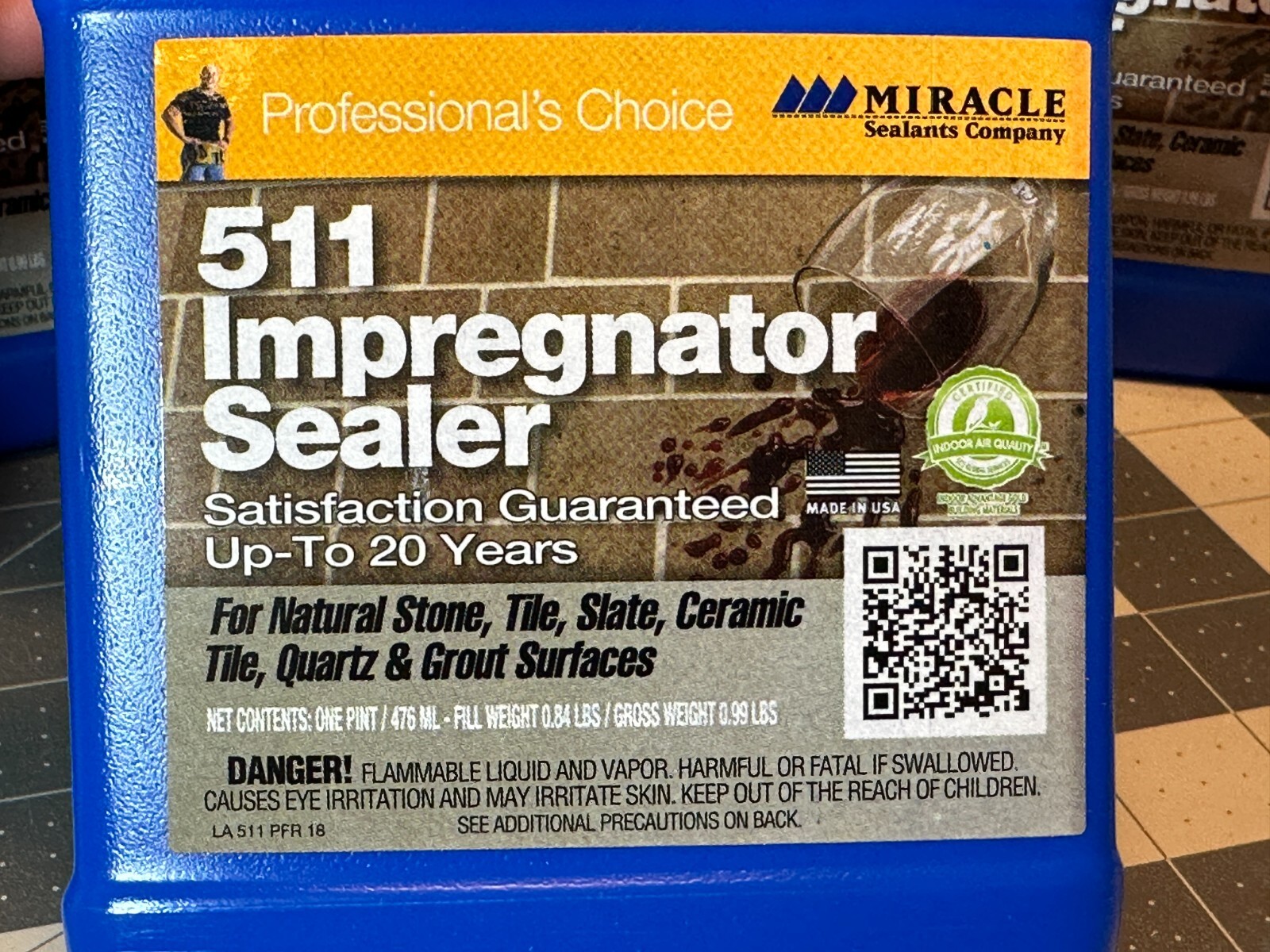 (4) Rust-Oleum® Miracle Sealants™ 511 Impregnator Sealer * 4 PINTS * #511PT
