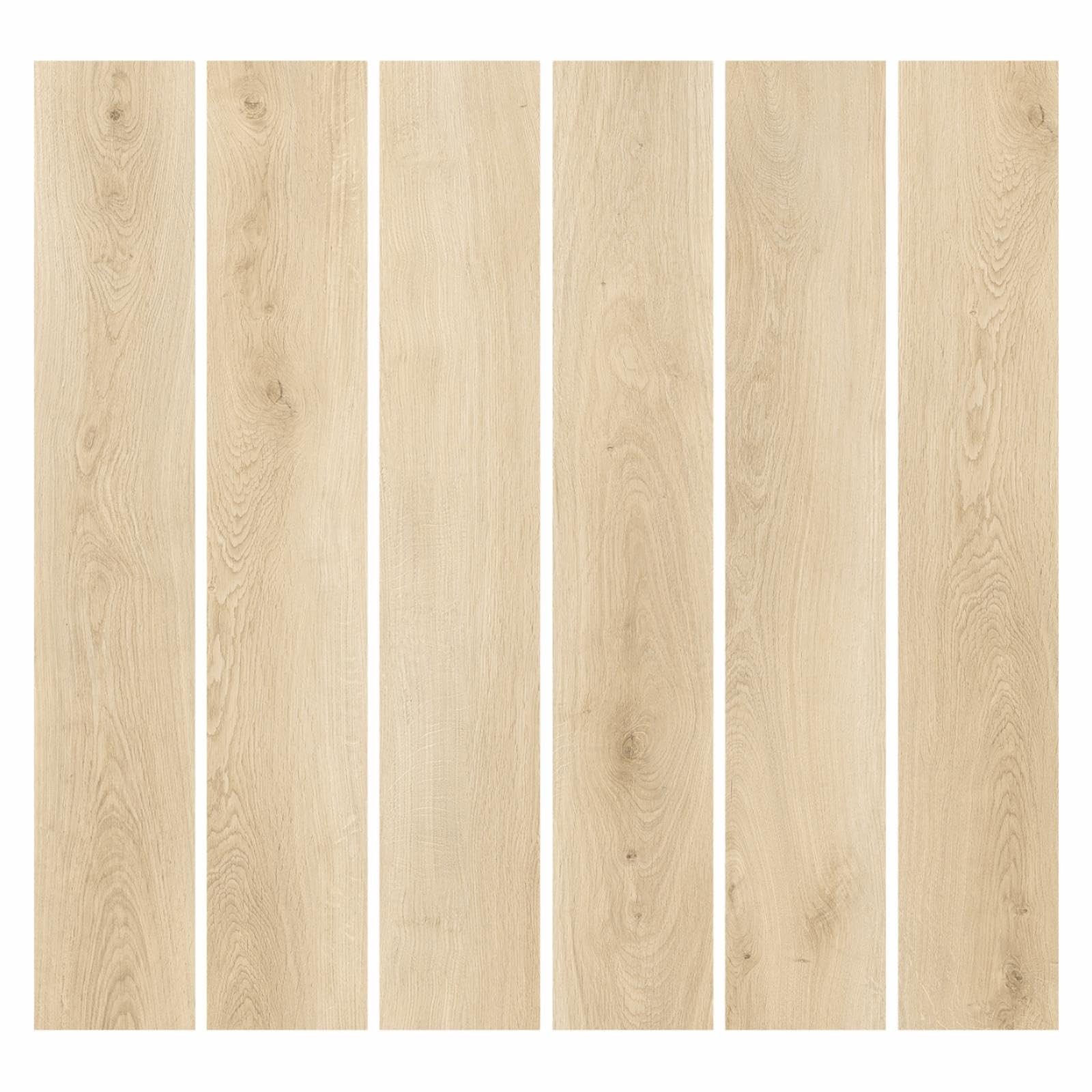 Peel and Stick Floor Tile, 54 Sq.Ft 36 Pieces 36″x6″ Long Vinyl Flooring, 1.5…