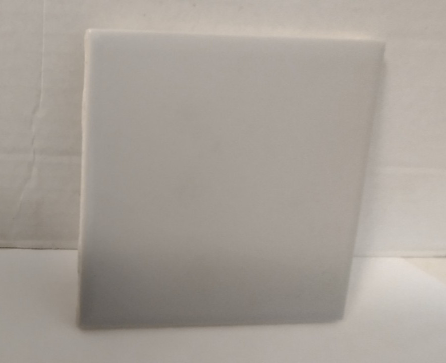 1 Wall Tile AO American Olean USA 4-1/4″ Ceramic Satin Mid Gray, Silver BEBEBE