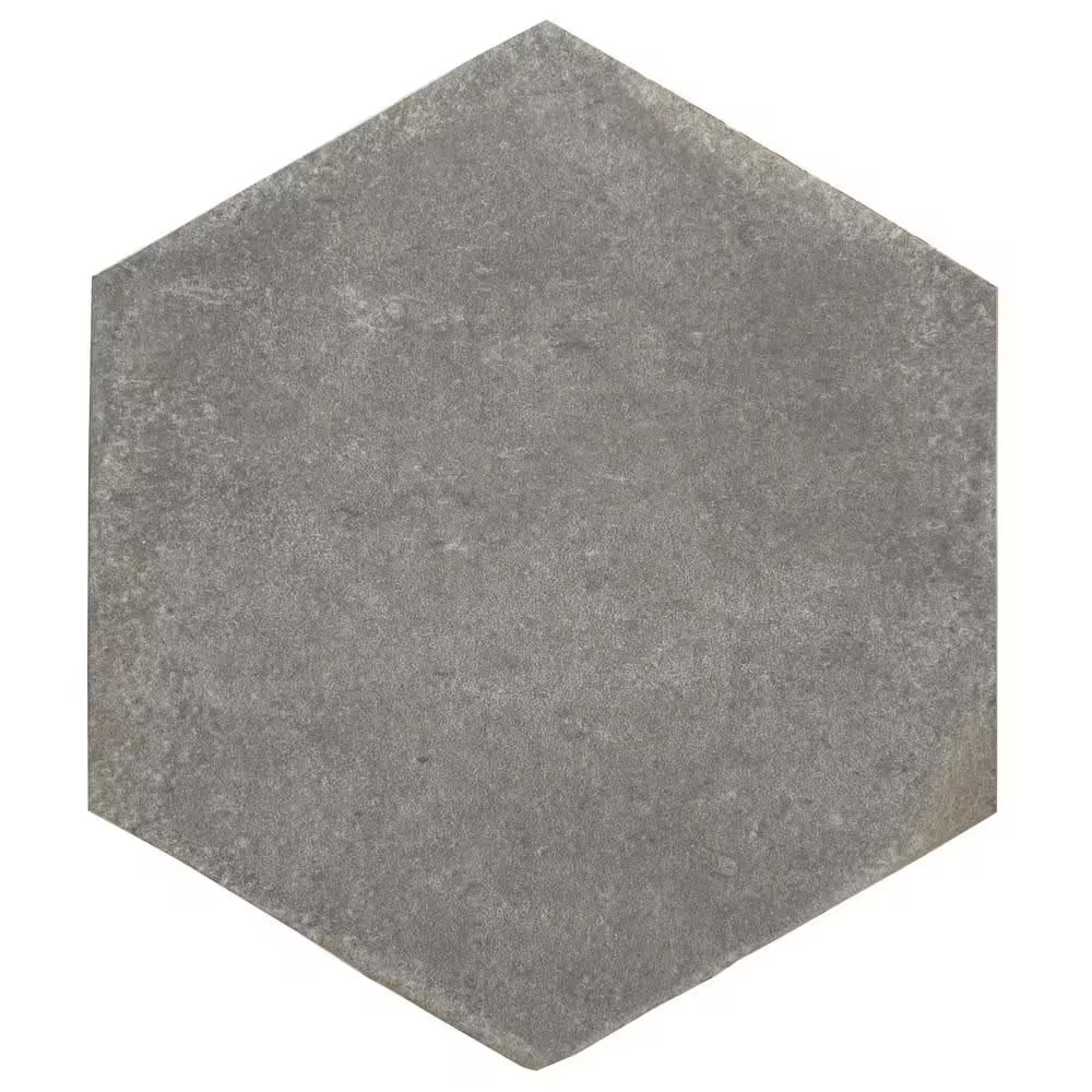 D’Anticatto Hex Notte 11 In. X 12-3/4 In. Porcelain Floor and Wall Tile (11.25 S