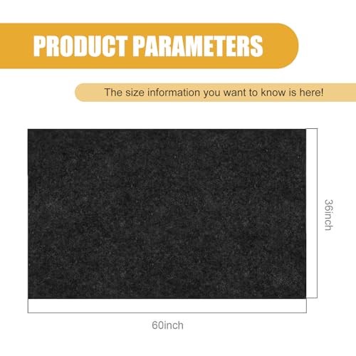 Car Oil Spill Mat, Slip-Resistant & Absorbent Heavy-Duty Garage Floor Mat,