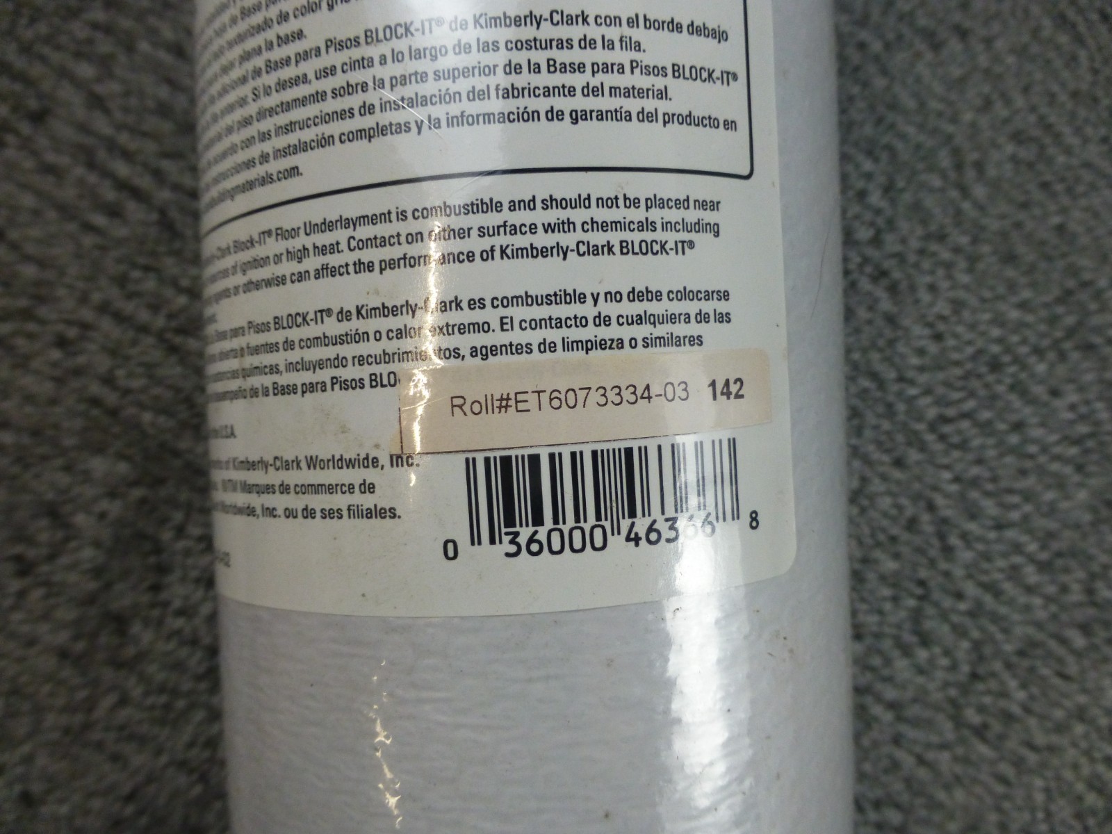 Vapor Barrier Flooring Underlayment for Laminate Floor 100sf NEW