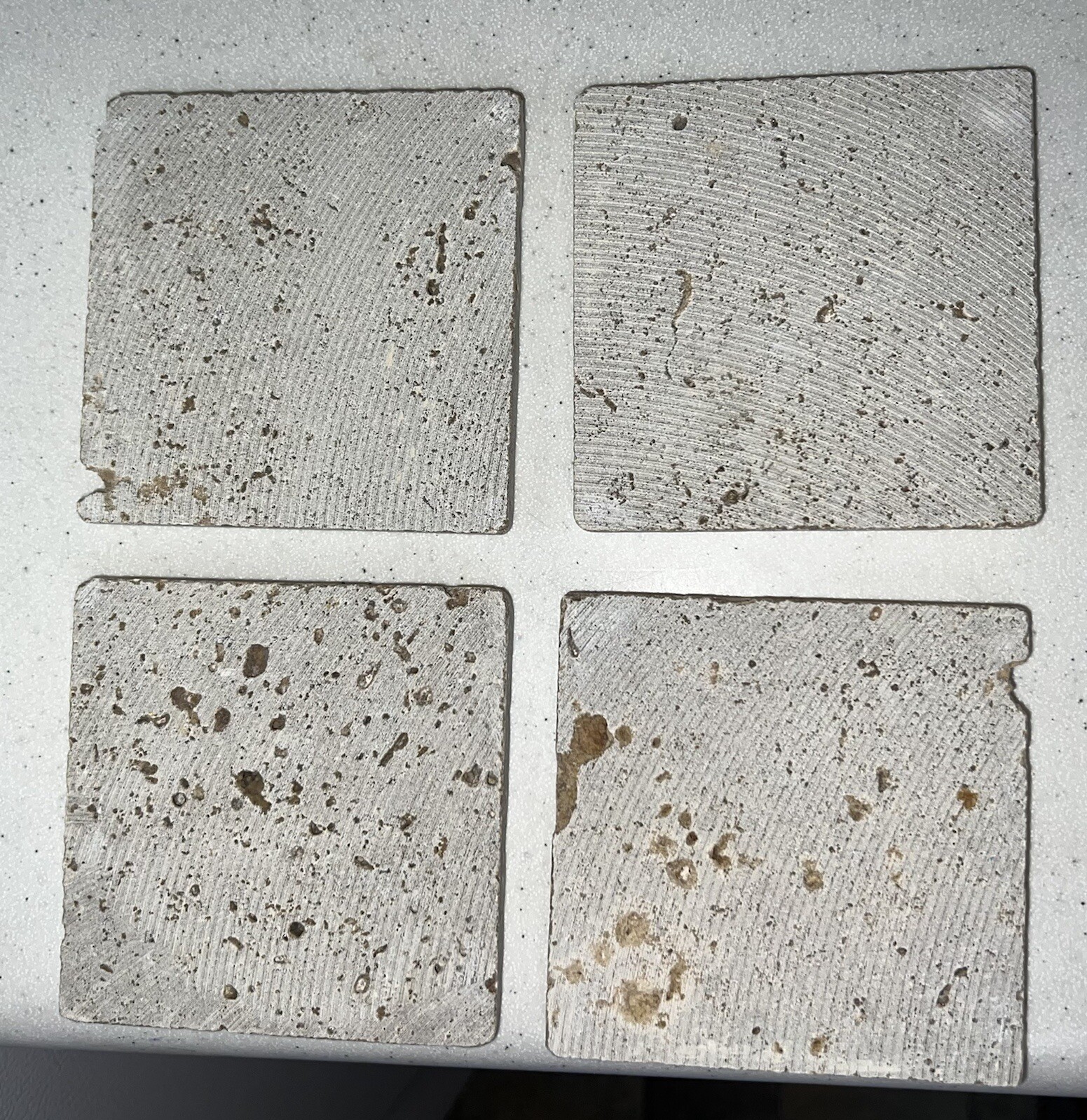 4×4 Box Of Tumbled Marble Wall and Floor Tile (1 SF) Brown/tan MR22C