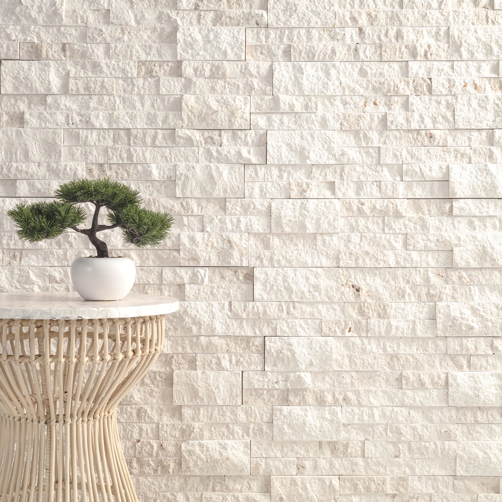 Ackland AKPLPL6X24F-CA 6″ x 24″ Limestone Hardscape Wall Tile – – Montara Ivoria