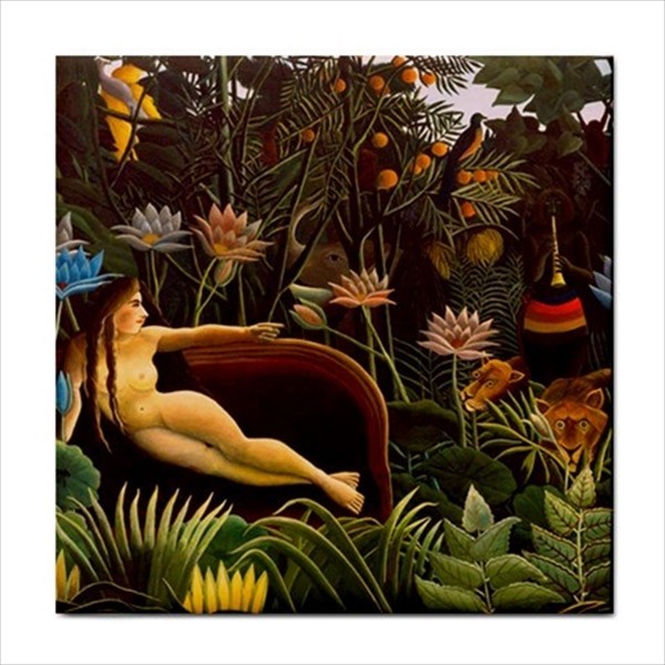 Famous Art Ceramic Tile Set Of 16 Backsplash 4.25″ Tiles Home Decor