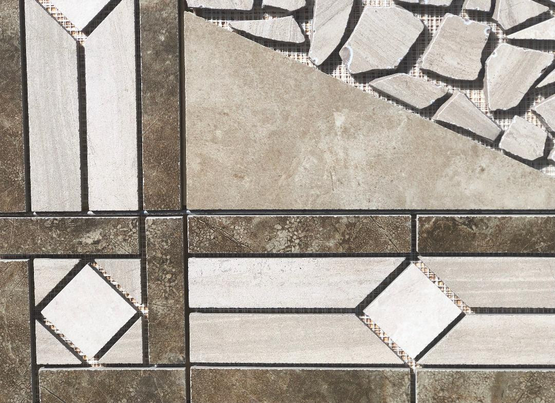 32″ x 20 3/4″ Tile Medallion Mosaic – Daltile Affinity & Articulo tile series
