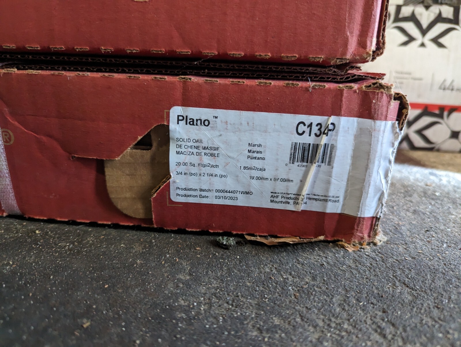 (2) Bruce Plano Marsh Oak .75 in. Thick x 2.25 in. Width Solid Hard