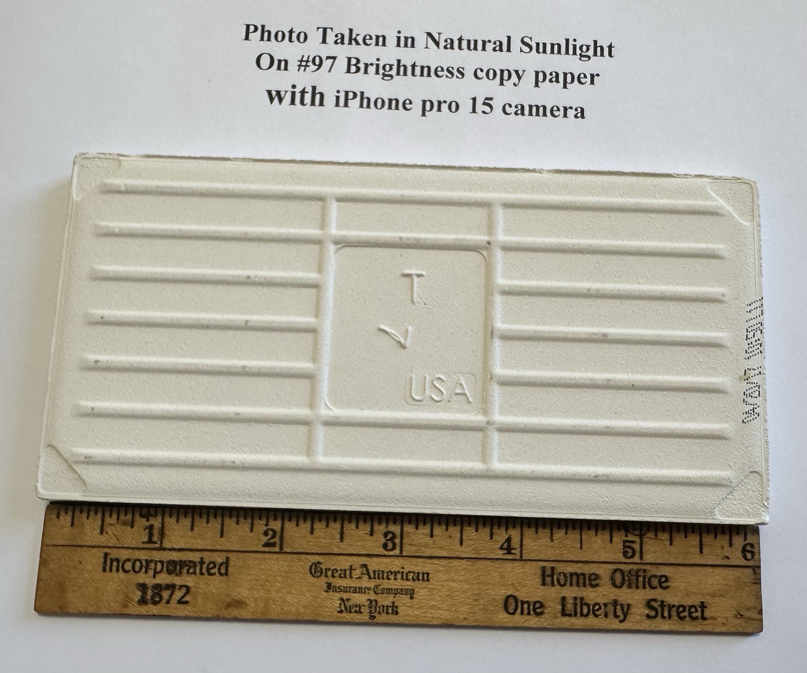 1 pc. Light Smoke Gray: 3″ X 6″ Glossy Ceramic Tile by American Olean Co. NEW
