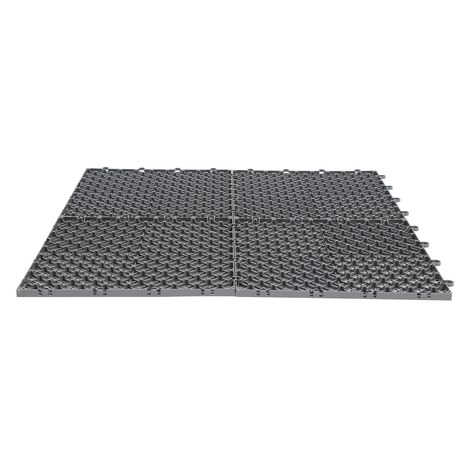 Interlocking Garage Floor Tiles 25 PCS Deck Tile PP Drainage Tiles 12x12x0.5 In