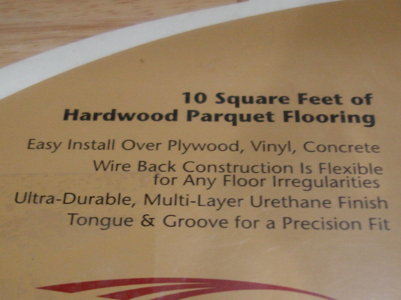 New TRAFFIC MASTER Hardwood 12x12x.3125″ Floor Tiles 10 Sq. Ft., A.Beech #77336