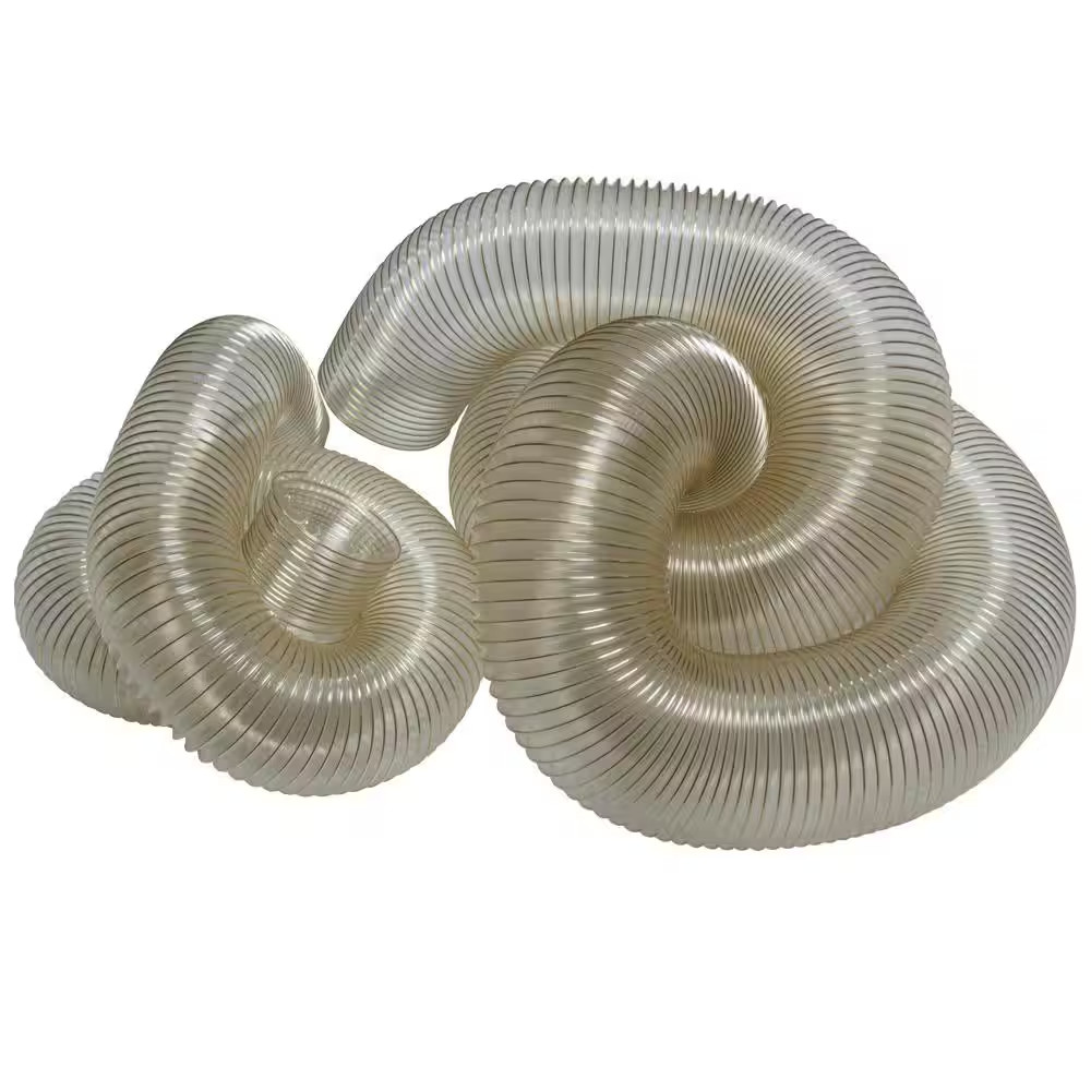 1.75 In. D X 25 Ft. PVC Coil General Purpose Flexible Ducting in Clear