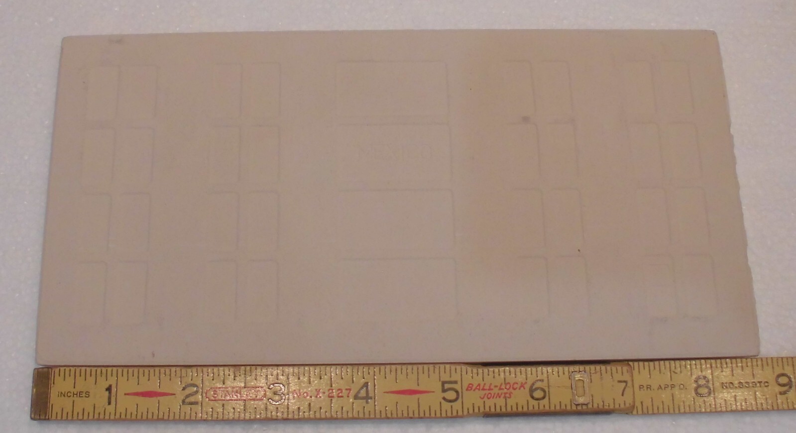 1 pc. Arctic White: 4-1/4″ X 8-9/16″ Matte Ceramic Tile by Daltile #0798, NEW
