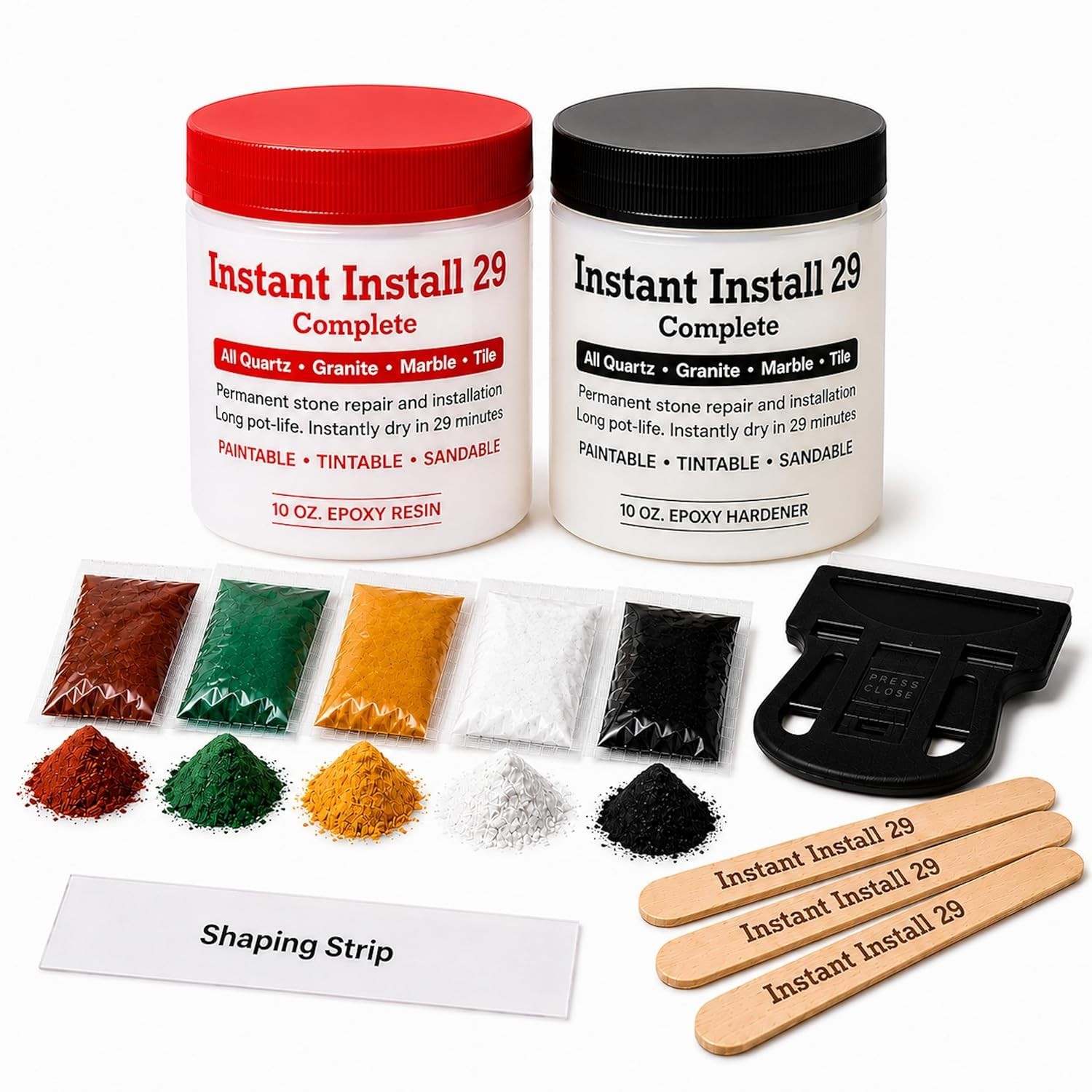 Stone Repair Kit 20oz – Chips & Cracks Fix – EZ-Tint 5-Pack/`