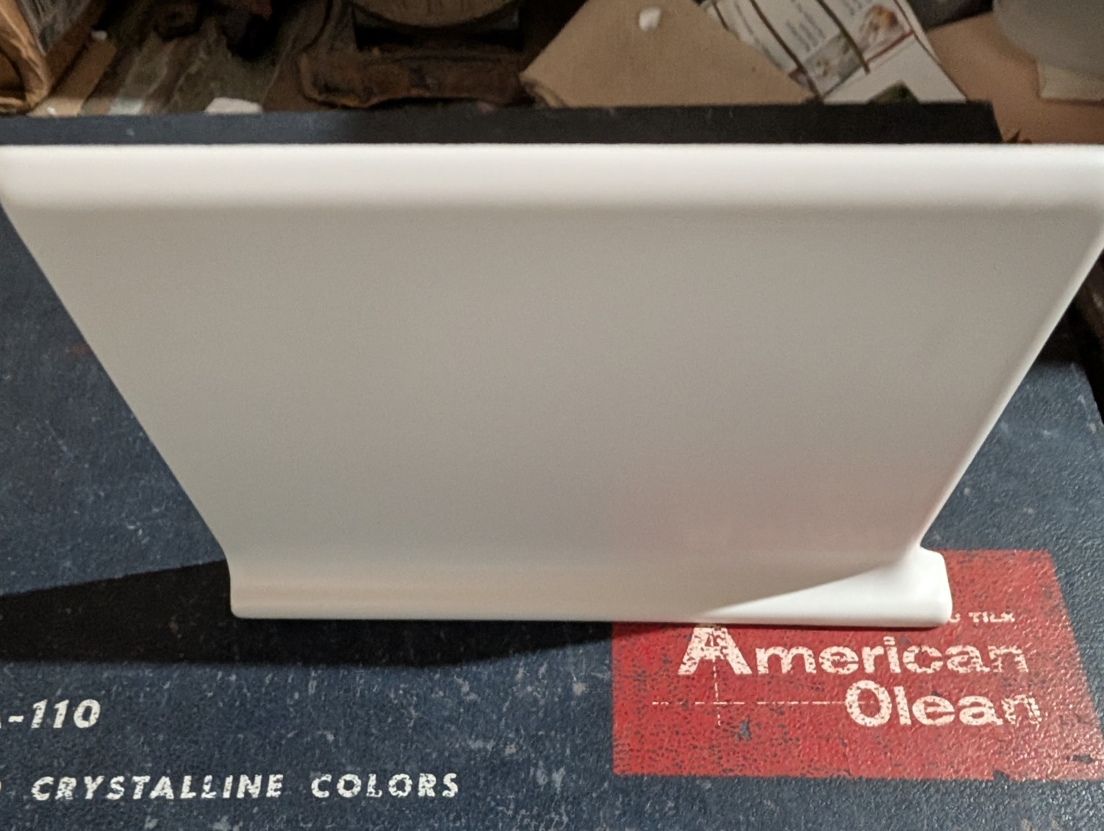 1 Pc 4 1/4″ x 6″ Tile Cove Base Corner SCL3419T 61 Designer White American Olean