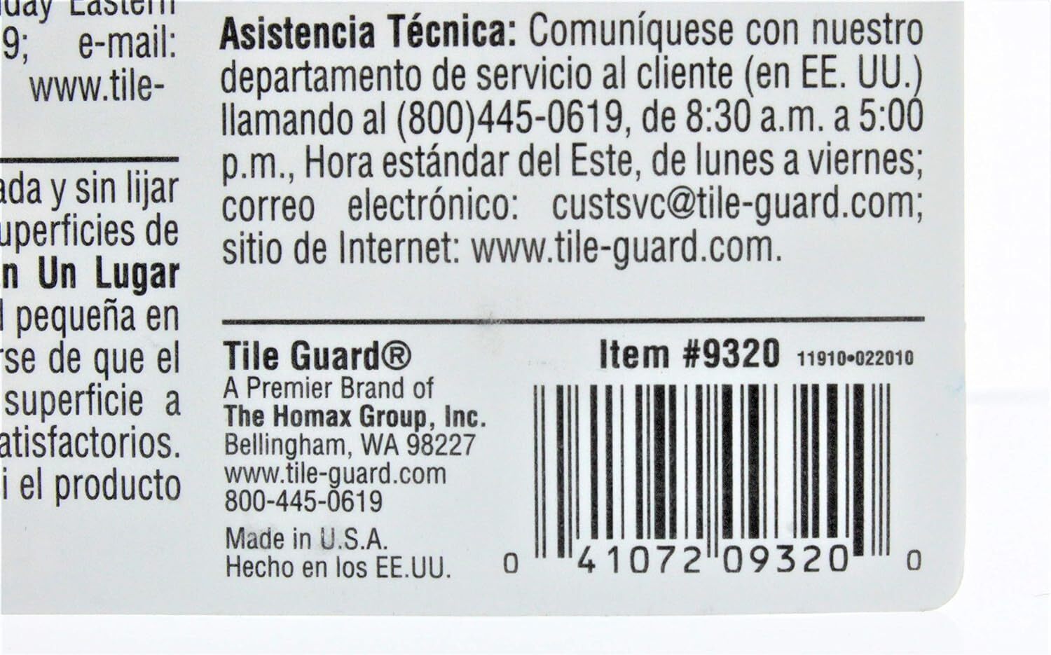 Homax 9320 Tile Guard Silicone Grout Sealer – 4.3 Oz
