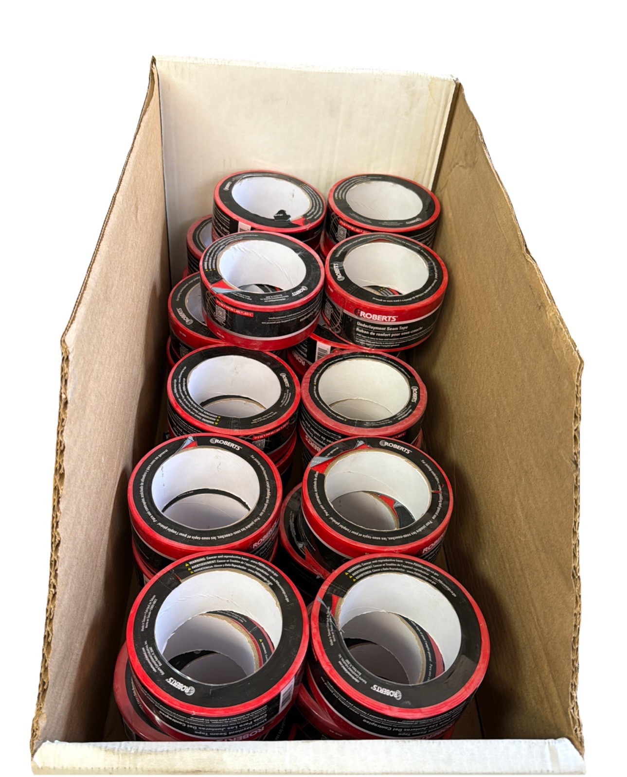 ROBERTS Seam Guard Underlayment Tape Roll Red – PACK OF 34