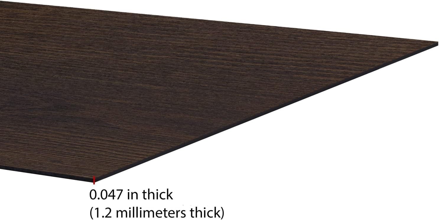 Espresso Peel and Stick Vinyl Planks – 10-Pack 15 Sq Ft Easy DIY Flooring