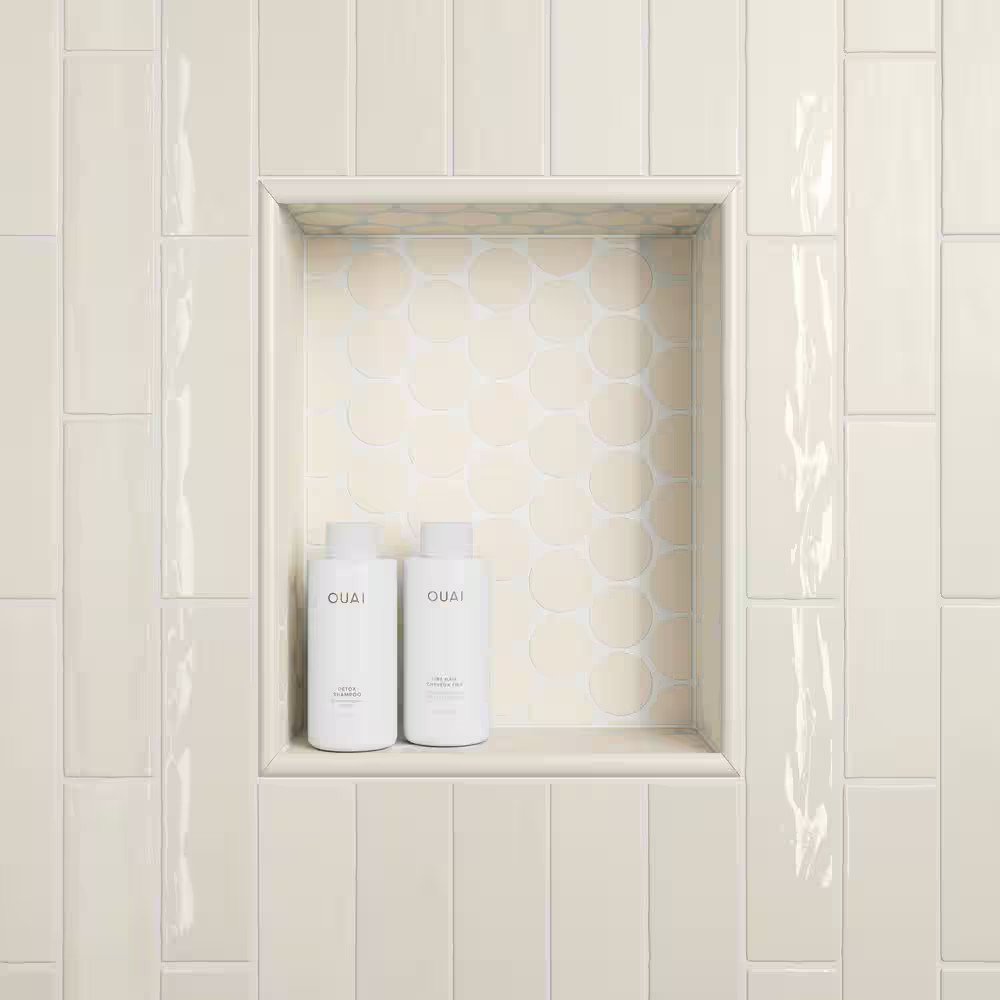 Marin 2.5 In. X 10 In. Glossy Sand Dollar (Beige) Ceramic Subway Subway Tile (5.