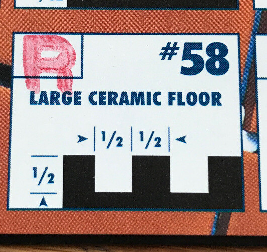 Barwalt 31581 Tile Flooring trowel Blade #58