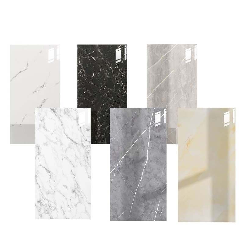 20x Peel & Stick Backsplash Tiles 12×24″ Faux Marble Self-Adhesive Wall Tile PVC
