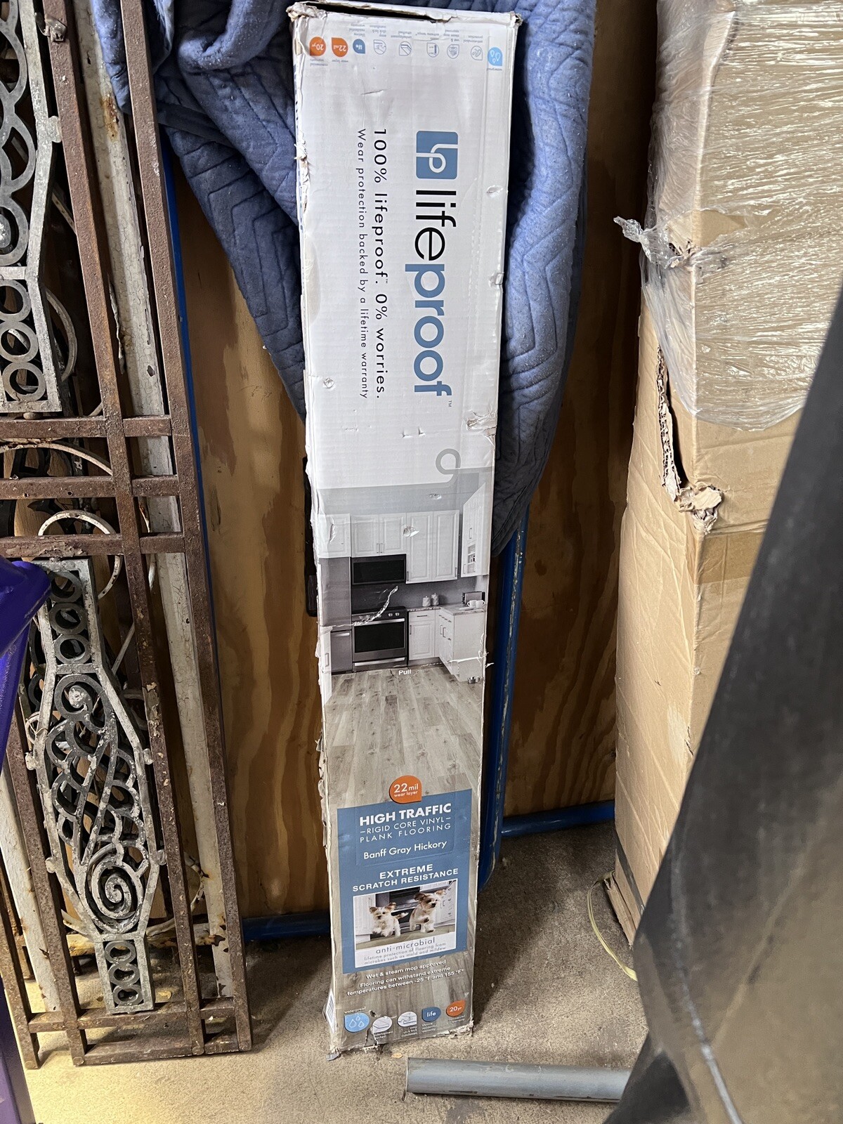 Lifeproof Extreme Scratch Resistance Rigid Core Vinyl Plank Flooring Gray Hickor